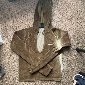 Iets Fran’s green hooded crop top size S